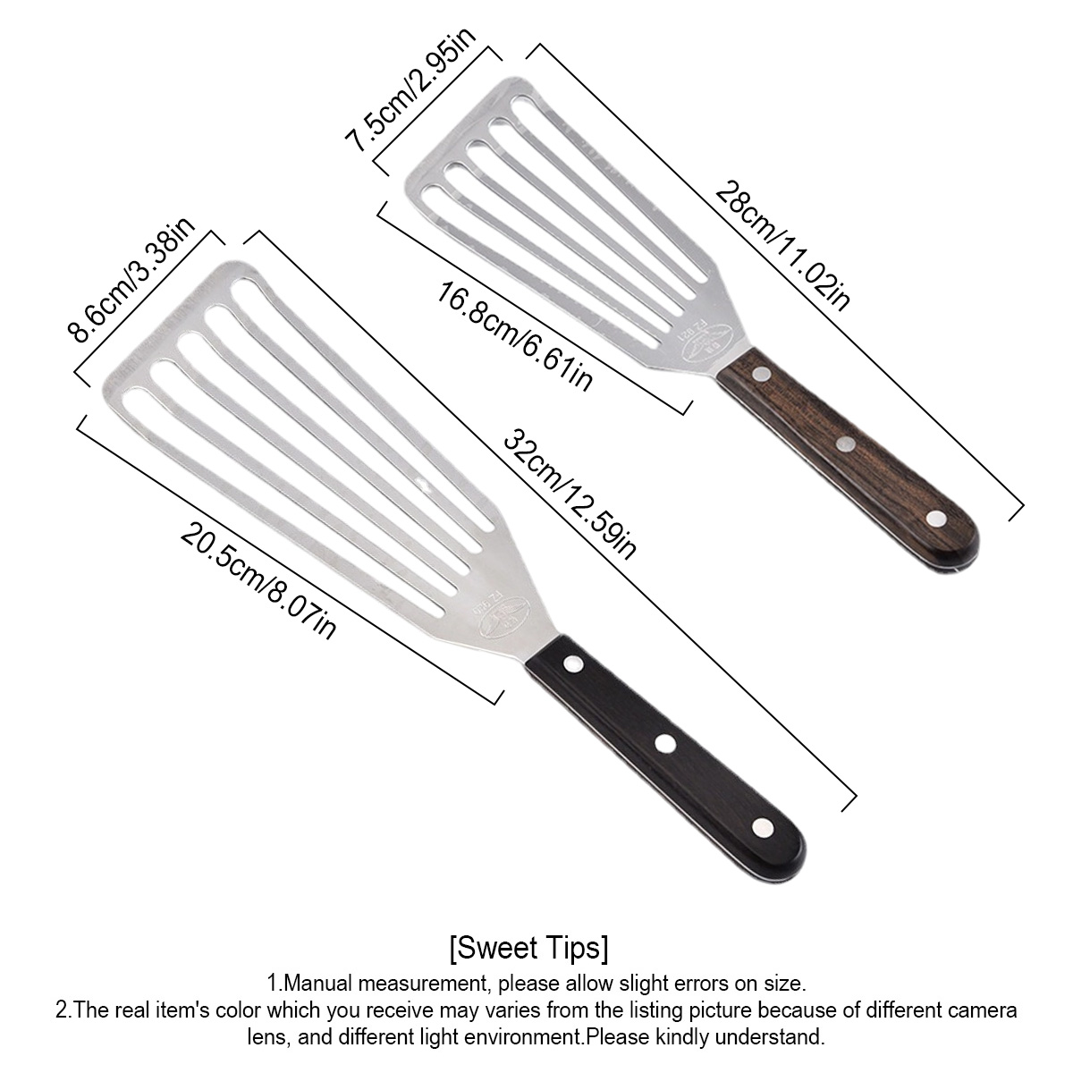 魚用スパチュラ、ステンレス製金属スパチュラ、調理、反転、回転 - Okonomiyaki Spatula のレビューと価格