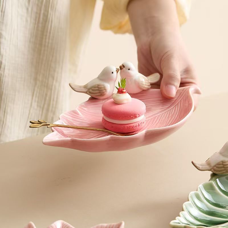 新しいかわいい鳥点心セラミックトレイキージュエリー収納トレイ - Dim Sum Basket のレビューと価格