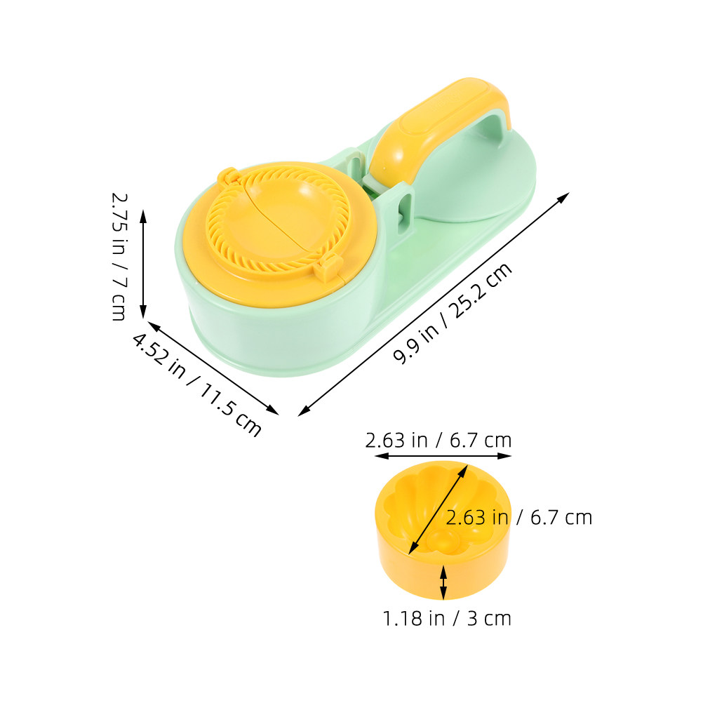 餃子の皮を作るための型 2個セット。人間工学に基づいた設計で - Dumpling Press Set のレビューと価格