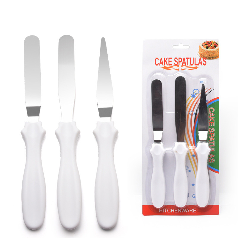 3 ピース/セットケーキへらバターアイシングクリームへらベー - Okonomiyaki Spatula のレビューと価格