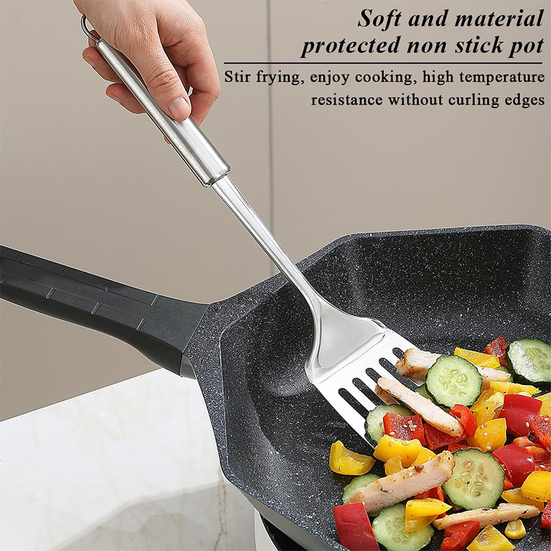 ステンレス製ターナー ロングハンドル スロット付きシャベル  - Okonomiyaki Spatula のレビューと価格