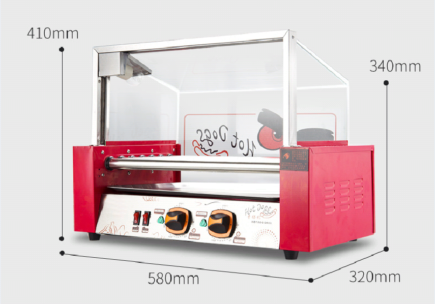 業務用電気ホットドッグ製造機保温ショーケースホットドッグ蒸し - Hot Dog Press のレビューと価格