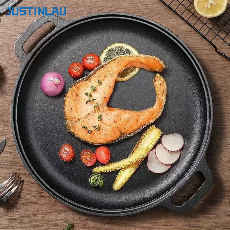 JUSTINLAU ダブルイヤーフライパン 鋳鉄製卵ステーキ - Egg Waffle Pan のレビューと価格