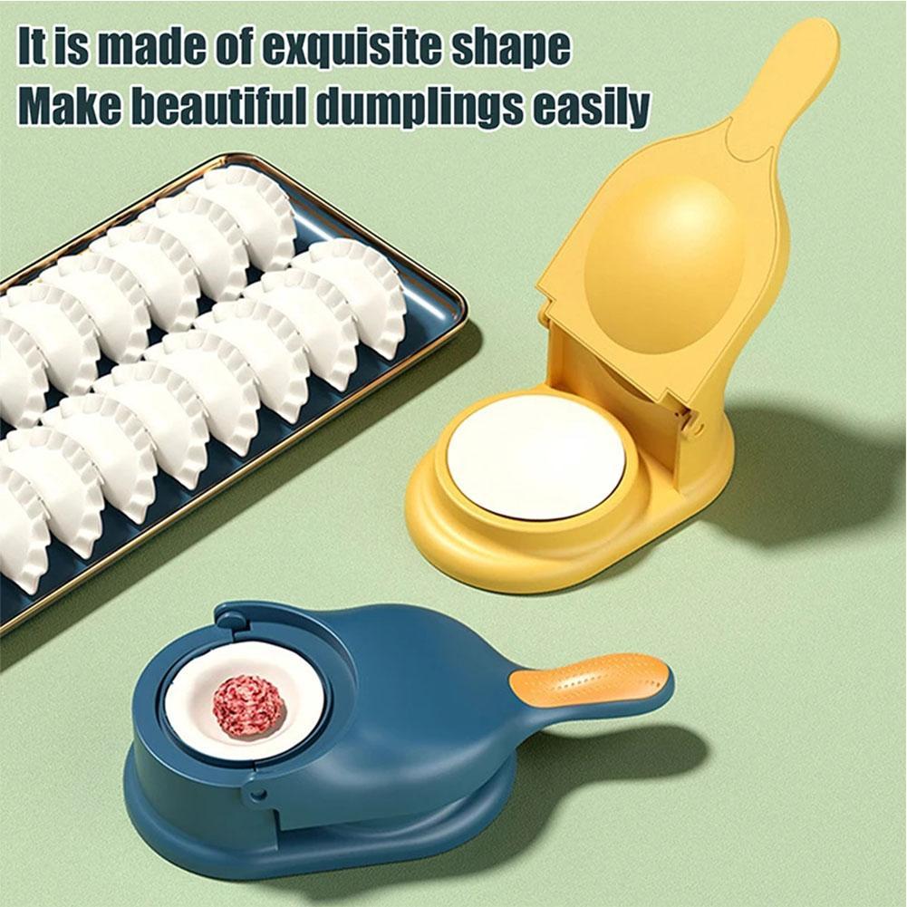 2 in 1 DIY餃子メーカーキット ラッパープレス機 生 - Dumpling Press Set のレビューと価格