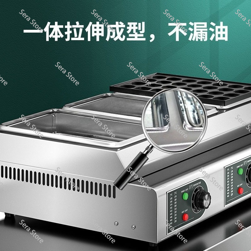 業務用電気式ガス両面焼きタコ焼き機、魚団子焼き器、屋台用スナ - Takoyaki Grill Plate のレビューと価格