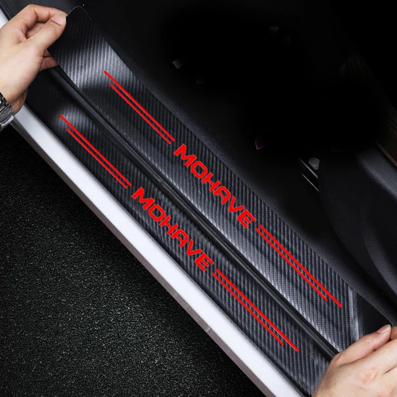車のドア保護プレート,カーボンファイバーステッカー,傷防止, - Crepe Pan Carbon のレビューと価格